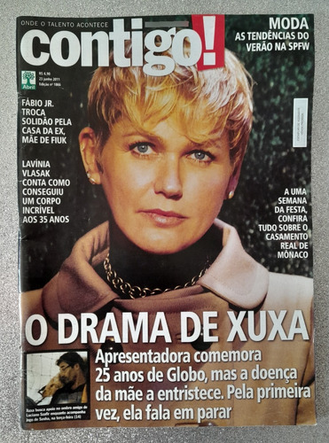 Revista Contigo Xuxa Ed.1866 Frete Grátis