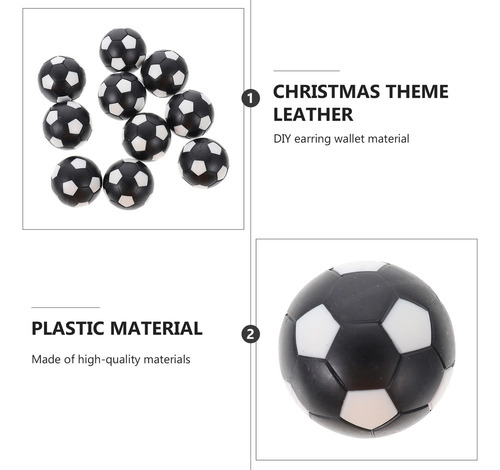 10 Balones De Futbolín De Mesa, Minibalones De Fútbol De Mes