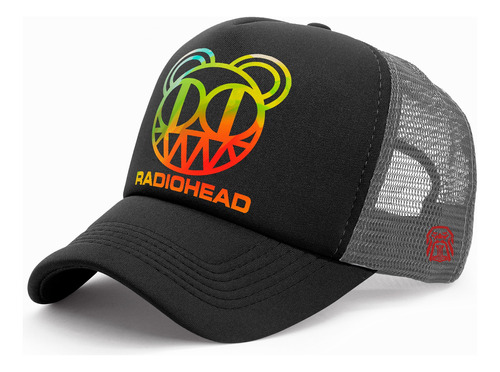 Gorra Trucker Personalizada Radiohead Banda De Rock 002