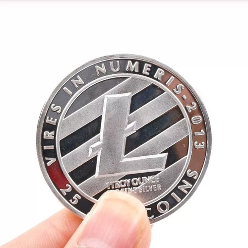 Monedas De Litecoin Coleccionable Viene Con Estuche Acrílico