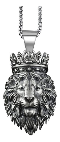 Colgante De León Para Hombre, Amuleto, Animal Fresco, Collar