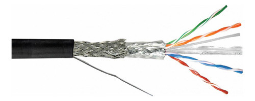 Cable De Red Exterior Ubiquiti Sf/utp Cat5e Clickbox