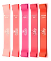 Comprar 5 Bandas Premium Ligas Elásticas Resistencia Gym Yoga