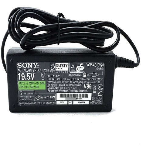 Cargador Sony Vaio 19.5v 4.7a Cable Corriente De Regalo 