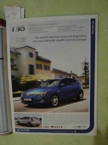 Publicidad Hyundai I30 Año 2008