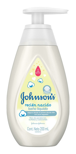 Johnsons Baby Baño Líquido Recién Nacido 200ml