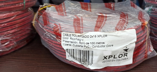 Imagen 2 de 2 de Cable Polarizado Para Corneta 18 2x18 10metros Tienda Chacao