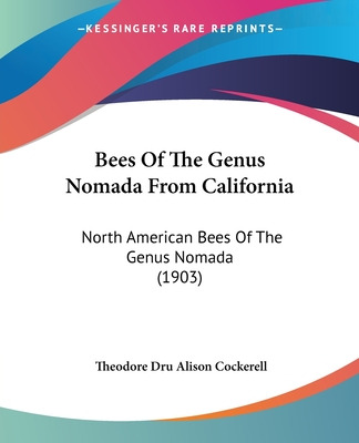 Libro Bees Of The Genus Nomada From California: North Ame...