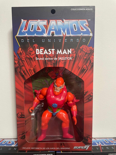Beast Man He-man Y Los Amos Del Universo Super7