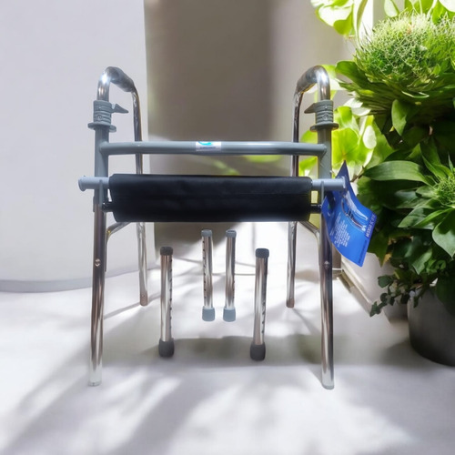 Andadera Ortopedica De Lujo Con Asiento De Lona Desmontable