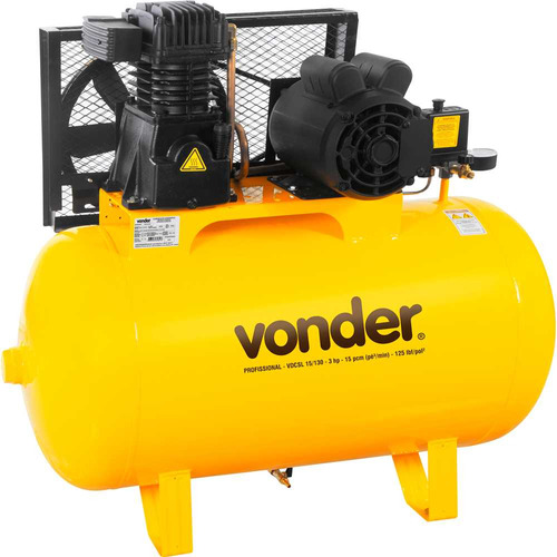 Compressor De Ar Vdcsl 15/130, 3,0 Cv 220 V ~/380 Vonder