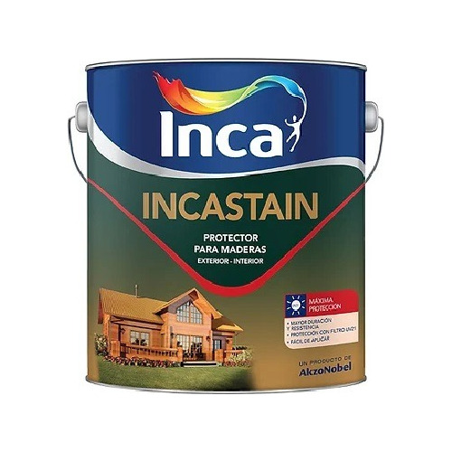 Pintura Protector De Madera Inca Incastain 4lts