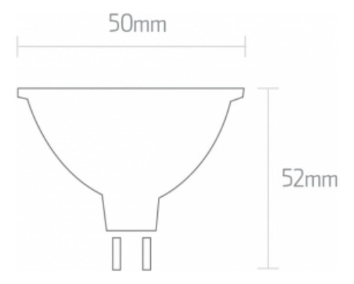 Foco led Ipsa LED8W-MR16 Dicroica 8W 127V