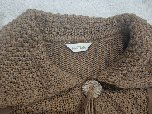 Sueter De Punto E Lana Alpaca Y Merino (Usado)
