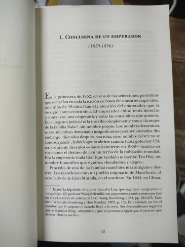 Cixi La Emperatriz - Jung Chang - Original (Usado)