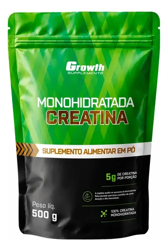 Creatina Monohidratada Growth Supplements 500g*