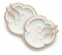 Comprar Babybjorn Baby Plate, Spoon And Fork, 2 Sets, Powder Pink