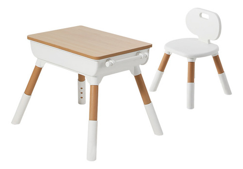 Juego De Silla De Escritorio De Estudio Ajustable Para Niños