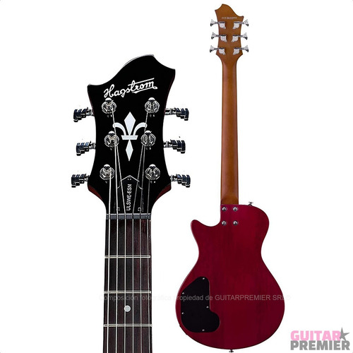 Imagen 9 de 10 de Guitarra Electrica Hagstrom Ultra Swede Cherry Esn Les Paul