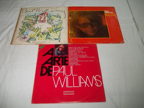 Lp Vinil - Paul Williams - 3 Discos - Veja Fotos