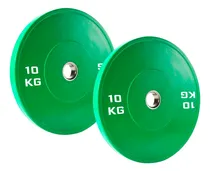 Comprar Discos Bumper 10 Kg Par Discos Olimpicos De Colores