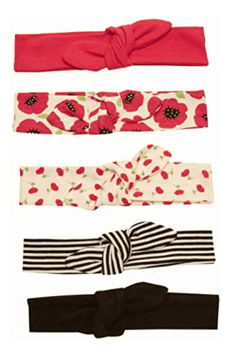 Touched By Nature Baby Girls' Organic Cotton Headbands,