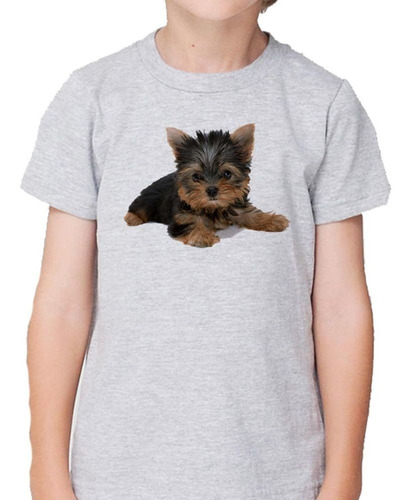 Remera De Niño Perro Yorkshire Bebe Puppy Dog