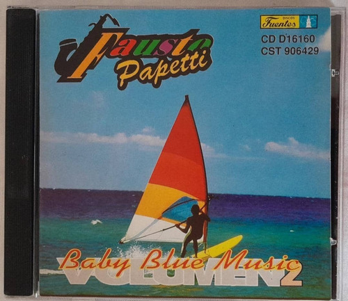 Fausto Papetti. Baby Blue Music. Cd Org Usado. Qqf. Ag.