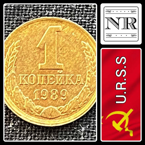 Rusia - 1 Kopek - Año 1989 - Km #126 - Urss - Cccp