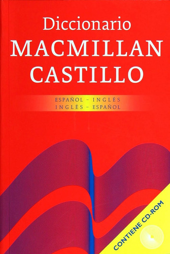 Diccionario Español - Inglés Macmillan Castillo Con Cd-rom