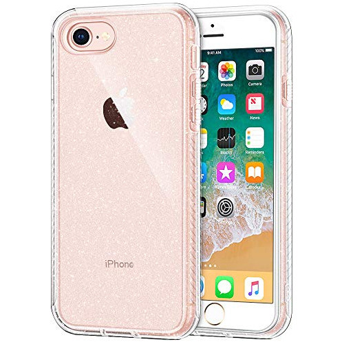 iPhone SE 2020 Caso Del iPhone 8 Brillo Bling iPhone  7...