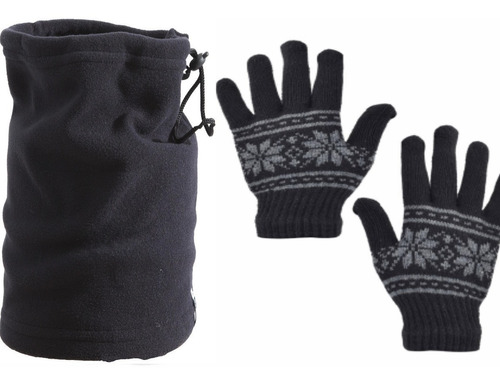 Combo  Gorro/cuello Polar +  Guantes Bariloche Por Mayor