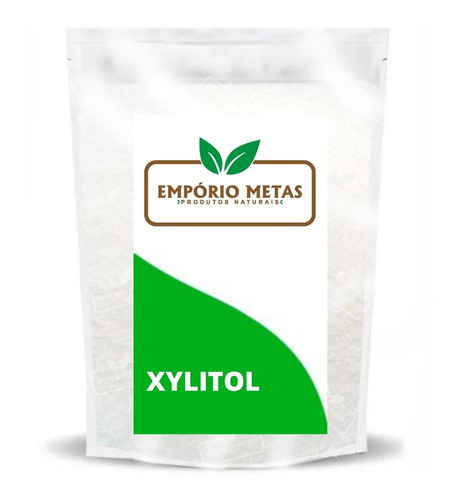 Xilitol Cristal Puro 1 Kg- Adoçante Natural Xylitol