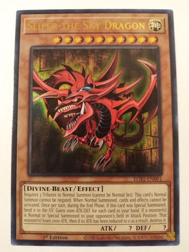 Slifer The Sky Dragon - Ultra Rare     Egs1