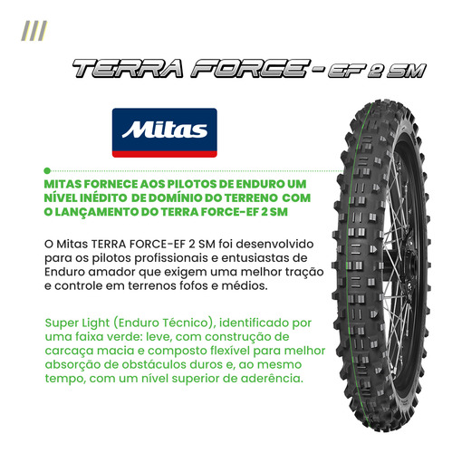 Pneu Mitas 90/100-21 Terra-force Ef Super Light 2 Sm