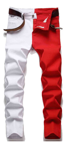 Pantalones New Fashion Casual Para Hombre, Panel Con Cierre
