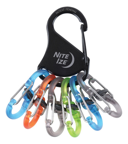 Llavero Keyrack Locker® S-biner® Plastic Clips Traslucidos
