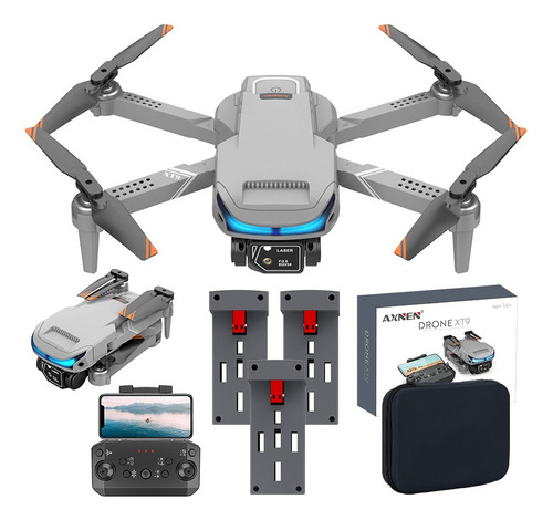 Dron A Control Remoto Axnen Xt9 Con Cámara 4k Hd, 3 Baterías