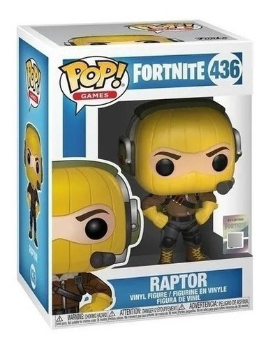 Funko Pop Nuevo Vinilo 10cm Fortnite Raptor