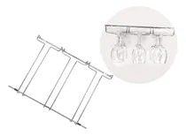 Comprar Porta Copas Copero Triple Organizador Cuelga Copas Cromado 