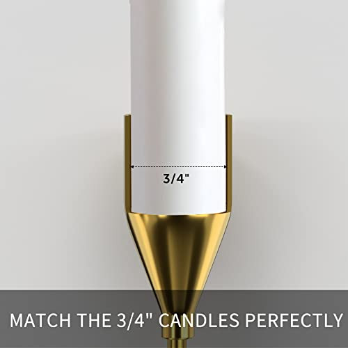 Juego De 6 Portavelas Altos Para Velas Largas Decoración