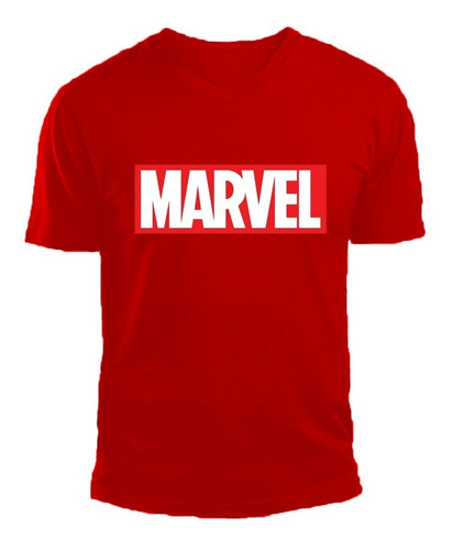 Playera Personalizada Superheroes Marvel Logo Diseño