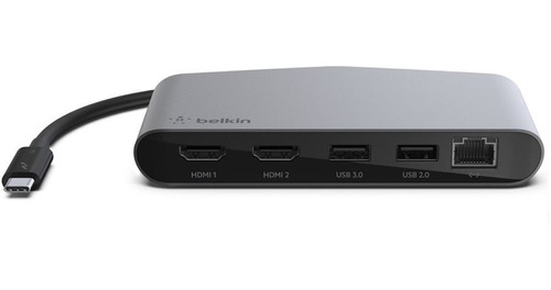 Adaptador Thunderbolt 3 Belkin F4u098bt Dock Mini Hd Usb