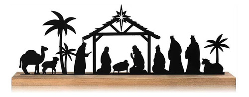 Belenes Con Luz Nocturna En Forma De U Para Navidad E India