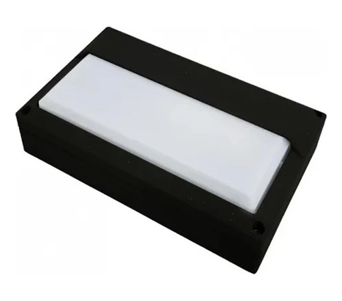 Luminaria Adosar Exterior Gris Para Patio + Lampara Exterior