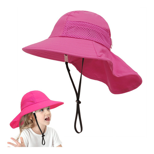 Gorro De Sol Unisex Con Protección Uv Para Recién Nacido, Ni