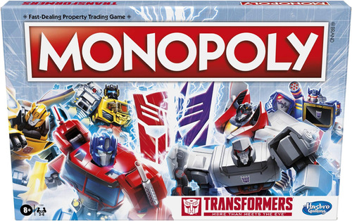 Juego De Mesa Monopoly: Transformers