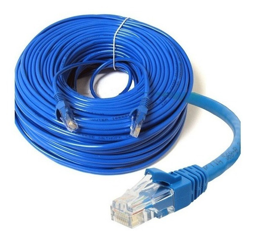 Cable De Red Utp Patch Cord Cat6 Certificado 30 Mts. 24 Awg