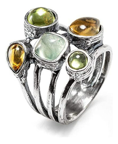 Stone Confetti 925 Sterling Silver Women S Ring Design With 