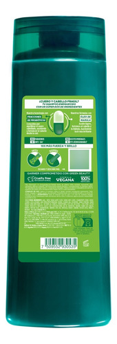 Shampoo Garnier Fructis Probióticos Fuerza 350 Ml